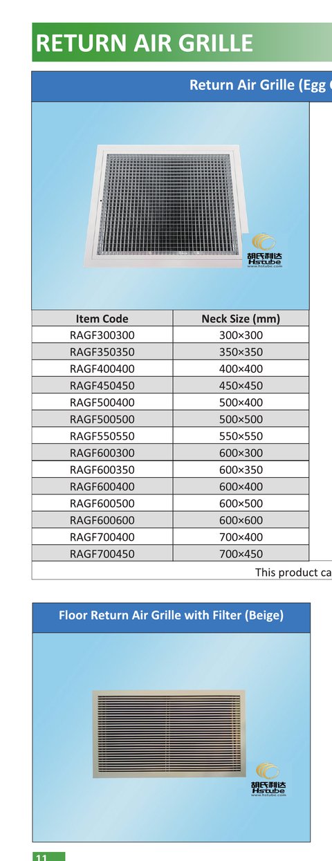 Return Air Grille - Page 11 left